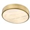 Z-Lite Anders Flush Mount, 3-Light, 22 In.W x 4 In.H, Rubbed Brass/marbling 1944F22-RB-LED - alternate 6